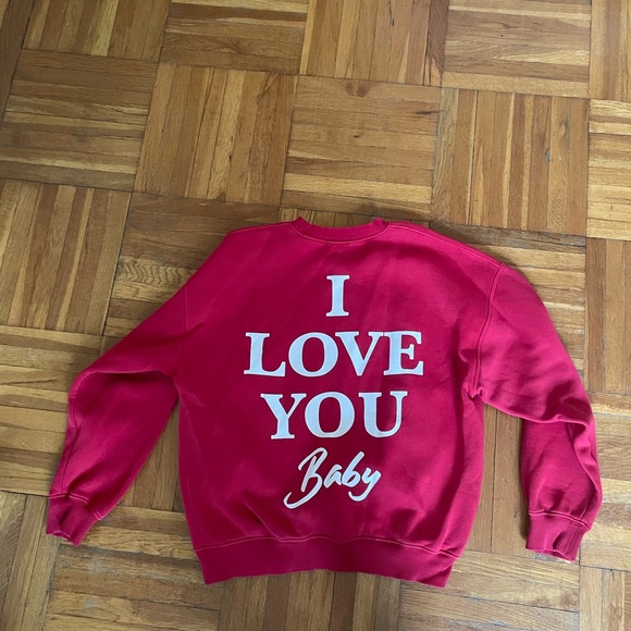ILY Baby Crewneck Sweatshirt in Red - Picture 9 of 9